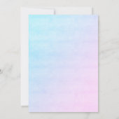 Invitation Fête d'anniversaire de la sirène Tout âge Splish S (Dos)