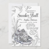 Invitation Fête d'anniversaire de la Sneaker Ball Diamant Bri (Devant)