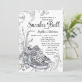 Invitation Fête d'anniversaire de la Sneaker Ball Diamant Bri (Debout devant)