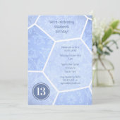 Invitation fête d'anniversaire de l'équipe de football fémini (Debout devant)