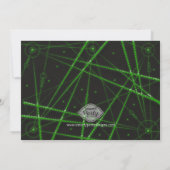 Invitation Fête d'anniversaire de l'Extreme Laser Tag Boy (Dos)