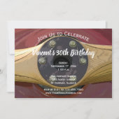 Invitation Fête d'anniversaire de l'hélice d'avion (Devant)