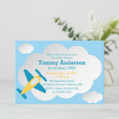 Invitation Fête d'anniversaire de Little Aviator (Debout devant)