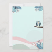 Invitation Fête d'anniversaire de l'ours Brown d'hiver (Dos)