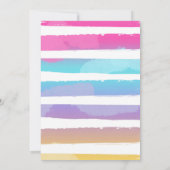 Invitation Fête d'anniversaire de Luau Hawaiian Pineappal Poo (Dos)