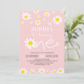 Invitation Fête d'anniversaire de marguerite Bohmian Premier  (Debout devant)