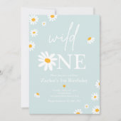 Invitation Fête d'anniversaire de marguerite Bohmian Wild Un (Devant)