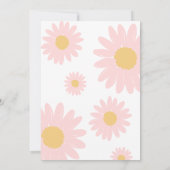 Invitation Fête d'anniversaire de marguerite Bohmian Wild Un (Dos)