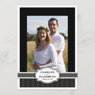 Invitation Fête d'anniversaire de mariage de 25 ans Silver Ch