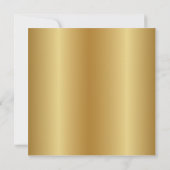 Invitation Fête d'anniversaire de mariage de 50 ans aux tourb (Dos)