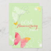 Invitation Fête d'anniversaire de mariage de 60 ans Chic Papi (Devant / Derrière)