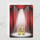 Invitation Fête d'anniversaire de mariage de 65 ans (Devant)