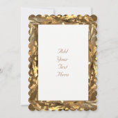 Invitation Fête d'anniversaire de mariage de diamant élégant  (Dos)