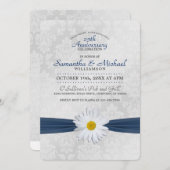 Invitation Fête d'anniversaire de mariage Marguerite de Shast (Devant / Derrière)