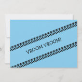 Invitation Fête d'anniversaire de Monster Truck (Dos)