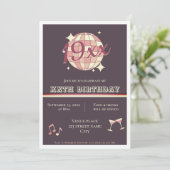 Invitation Fête d'anniversaire de naissance personnalisable I (Debout devant)