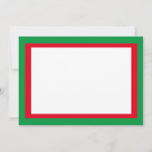 Invitation Fête d'anniversaire de Noël (Dos)