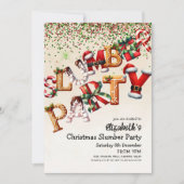 Invitation Fête d'anniversaire de Noël Stwood (Devant)