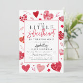 Invitation Fête d'anniversaire de nos petits chéris (Debout devant)
