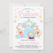 Invitation Fête d'anniversaire de notre petite princesse (Devant)