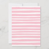 Invitation Fête d'anniversaire de notre petite princesse (Dos)