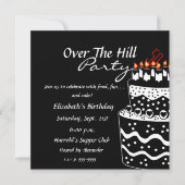 Invitation Fête d'anniversaire de Over Hill (Devant)