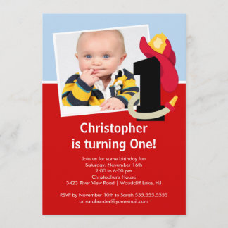 Invitation Fête d'anniversaire de petit garçon de