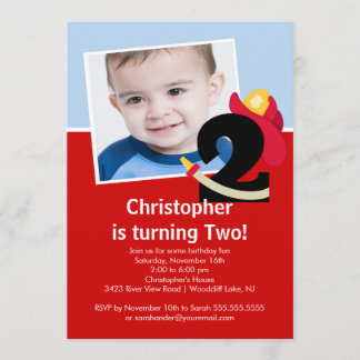 Invitation Fête d'anniversaire de petit garçon de