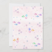 Invitation Fête D'Anniversaire De Petite Sirène Sous La Fête  (Dos)