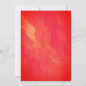 Invitation Fête d'anniversaire de pomme candie d'automne colo (Dos)