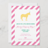 Invitation Fête d'anniversaire de Pony (Devant)