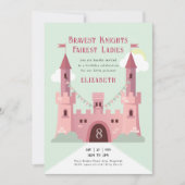Invitation Fête d'anniversaire de princesse, Anniversaire de (Devant)