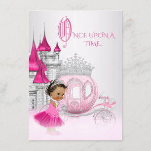 Invitation Fête d'anniversaire de princesse Cendrillon d'orig