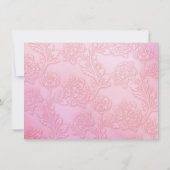 Invitation Fête d'anniversaire de princesse de conte de fées (Dos)