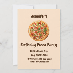 Invitation Fête d'anniversaire de princesse fée nom personnal
