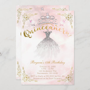 Invitation Fête d'anniversaire de princesse Sparkle de