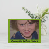 Invitation Fête d'anniversaire de Reptile (Debout devant)