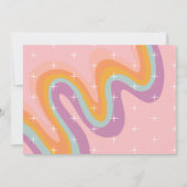 Invitation Fête d'anniversaire de roller retro (Dos)