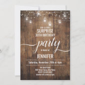 Invitation Fête d'anniversaire de Russe Surprise (Devant)