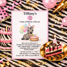 Fête d'anniversaire de six ans pour fille au safar