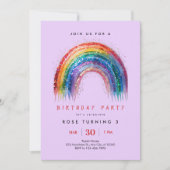 Invitation Fête d'anniversaire de Sparkel (Devant)