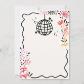 Invitation Fête d'Anniversaire de Squiggle (Dos)