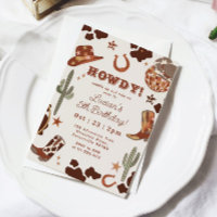 Fête d'anniversaire de style Cowboy Country Wester