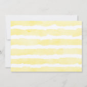 Invitation Fête d'anniversaire de Sunflower photo jaune (Dos)