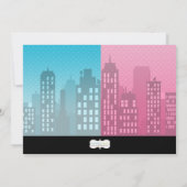 Invitation Fête d'anniversaire de super héros (Dos)