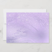 Invitation Fête d'anniversaire de sweet sixteen de parties sc (Dos)