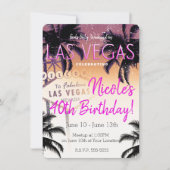 Invitation Fête d'anniversaire de week-end d'été pour filles (Devant)
