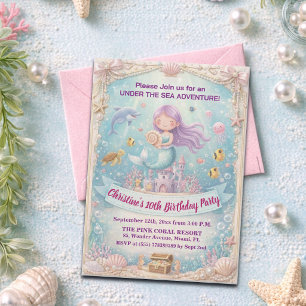 Invitation Fête d'anniversaire des 10 ans de la Sirène sous l