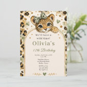 Invitation Fête d'anniversaire des 12 ans de Wild Leopard (Debout devant)
