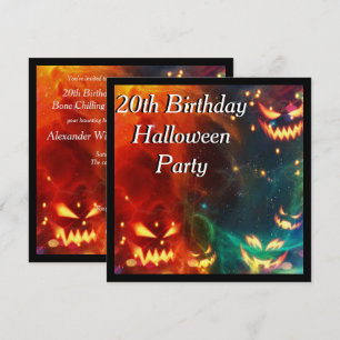 Invitation Fête d'anniversaire des 20 ans de Phantom Pumpkins